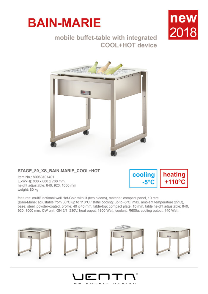 Bain Marie Ventadesign, What Is A Buffet Table Used For